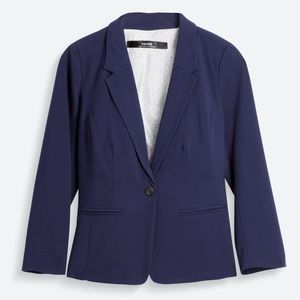 Kenzie- Rebekah Stretch Crepe Blazer- Small